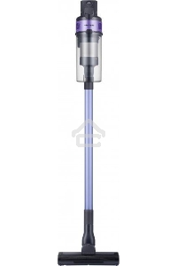Пылесос вертикальный Samsung VS15A6031R4/EV фиолетовый/чёрный, питание от аккумулятора, 150 Вт, уборка сухая, пылесборник 0.8 л, работа от АКБ max 40 мин.