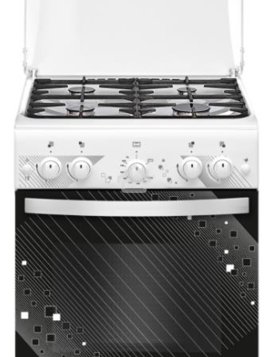 Плита газовая Gefest ПГ 5100-02 0309 белый, конфорок 4 шт, духовка 52 л, 50 см x 85 см x 58.5 см