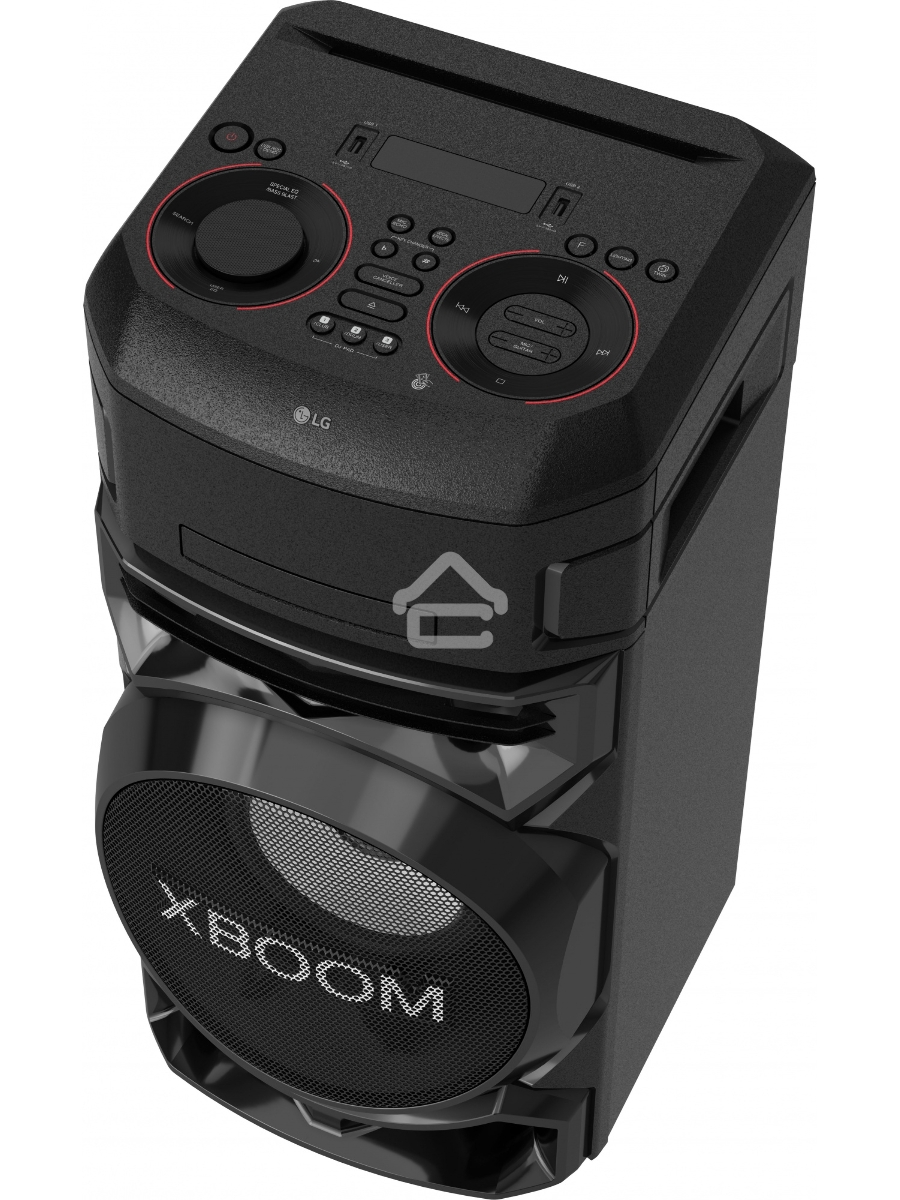 Микросистема LG ON77DK черный/CD/CDRW/DVD/DVDRW/FM/USB/BT