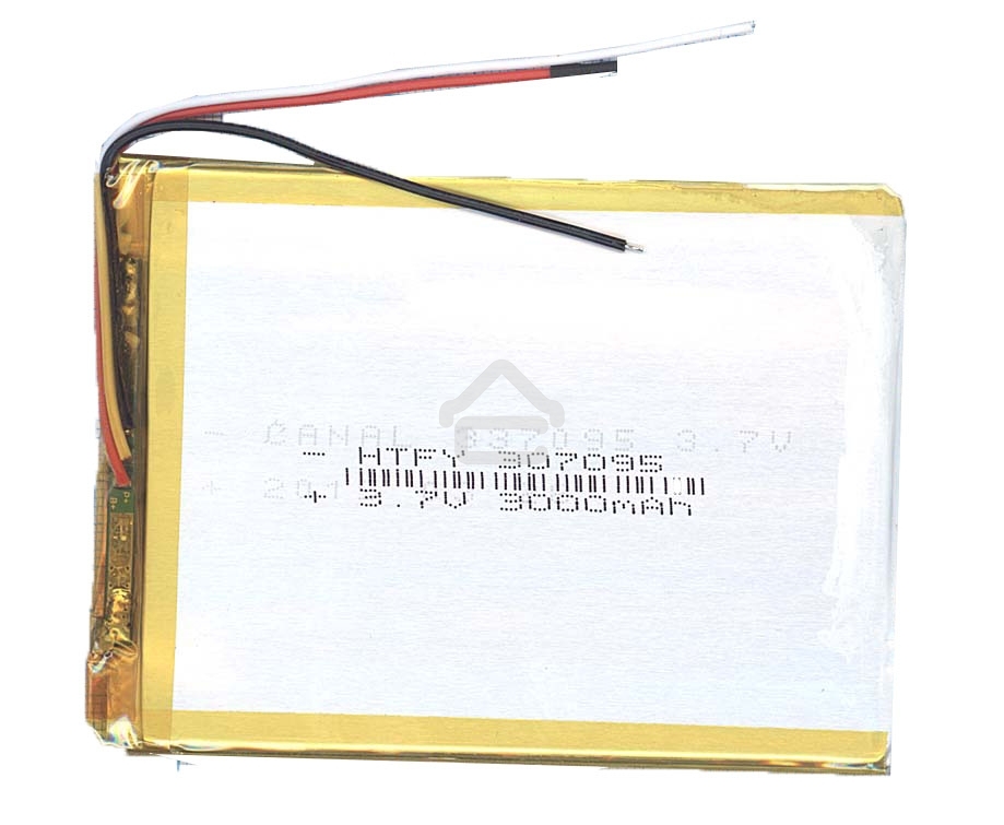 Аккумулятор Li-Pol (батарея) 3x70x95мм 3pin 3.7V/2500mAh