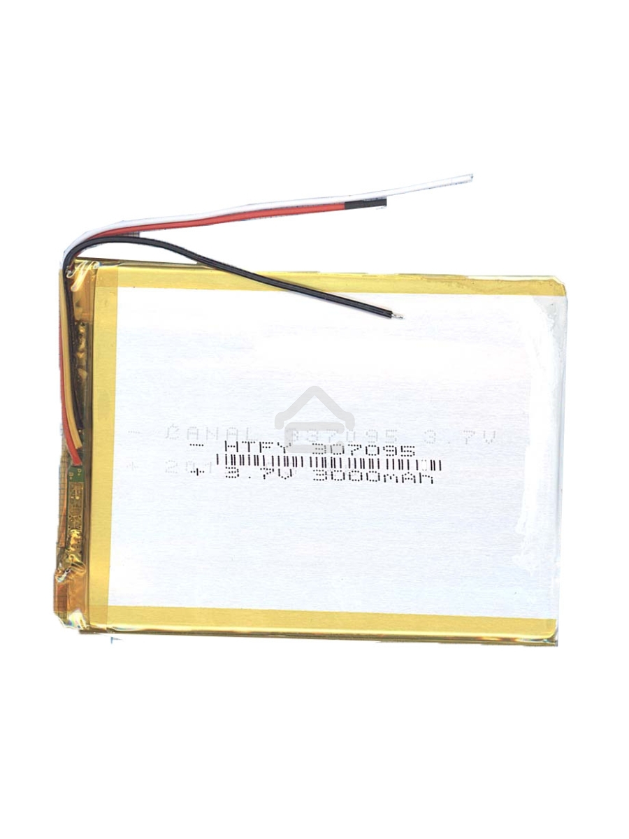 Аккумулятор Li-Pol (батарея) 3*70*95мм 3pin 3.7V/2500mAh