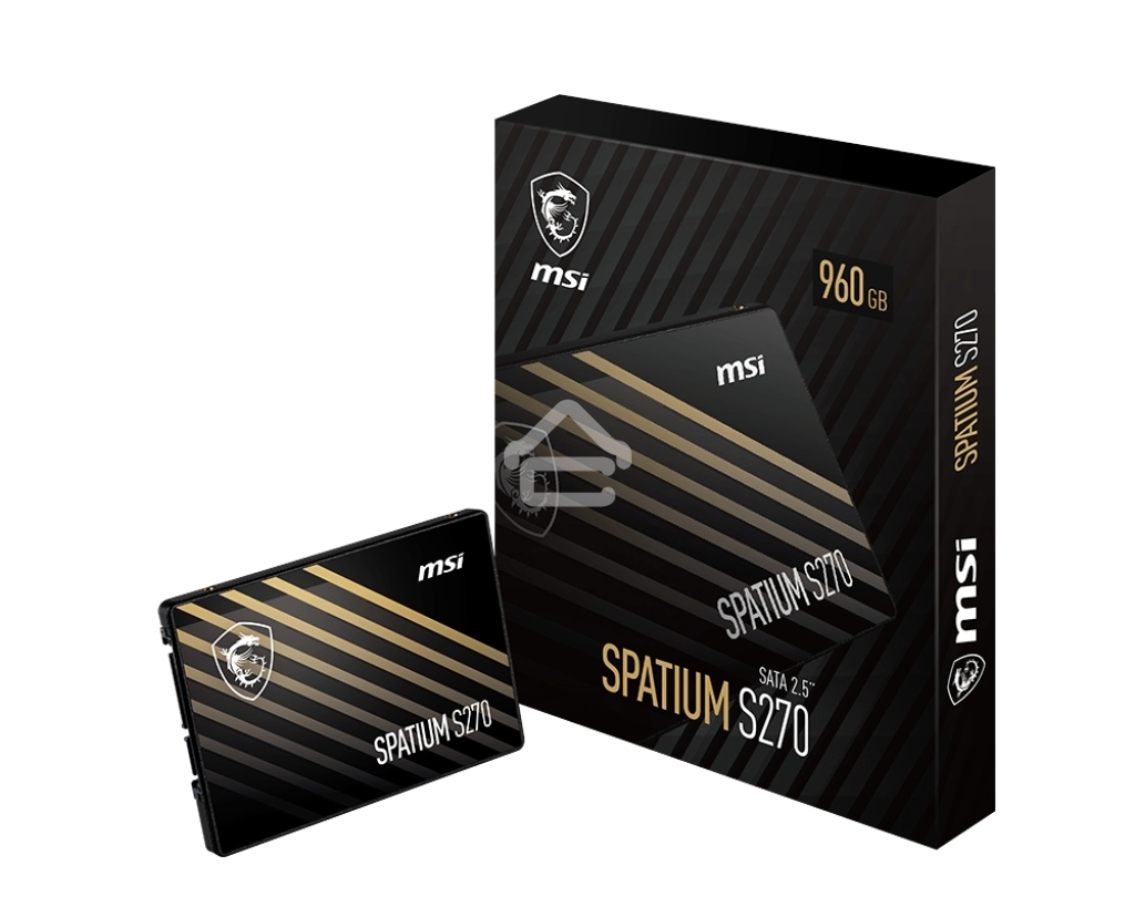 Накопитель SSD MSI SPATIUM S270, 960Gb, 2.5