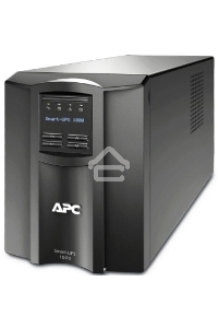Источник бесперебойного питания APC Smart-UPS 1000VA/700W, Line-Interactive, LCD, Out: 220-240V 8xC13 (4-Switched), SmartSlot, USB, SmartConnect, Black, 1 year warranty (REP: SMT1000I)