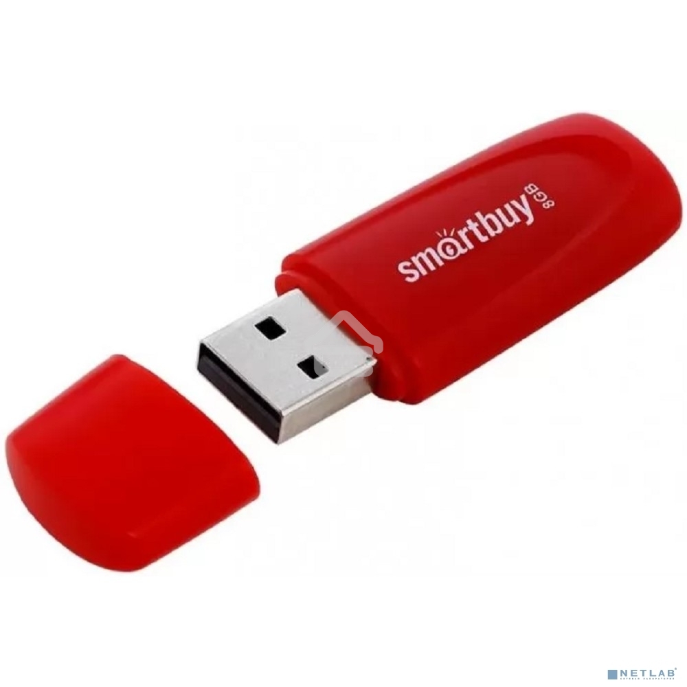 Флешка USB R/W SmartBuy R/W USB Drive UFD 2.0 8Gb,Scout Red (SB008GB2SCR)