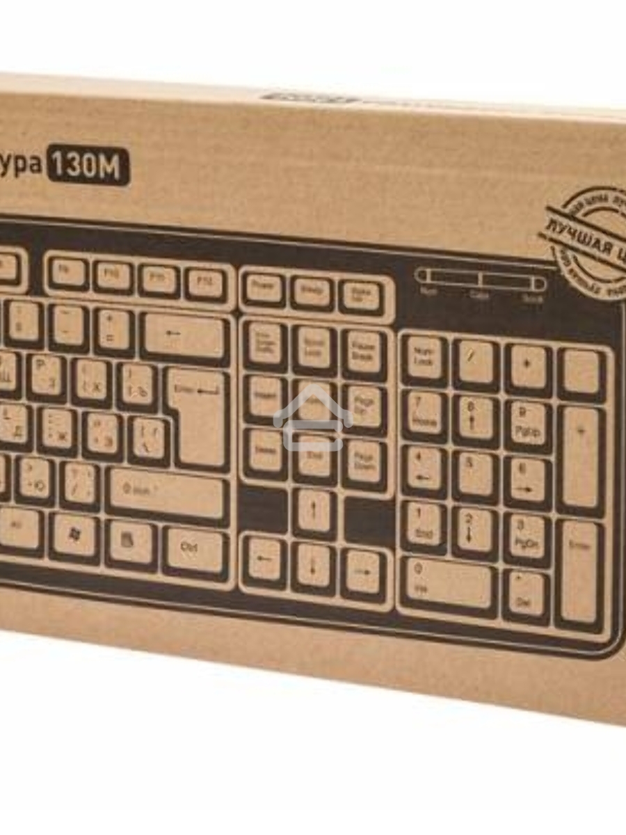 Клавиатура Oklick 130M проводная, USB, черный