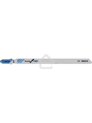 Пилка для лобзика BOSCH T318BF (2.608.634.242)  металл, 132мм, шаг 1.8, BiM, 5шт LongLife