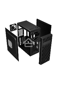 Компьютерный корпус Zalman S2 черный без БП ATX 2x120mm 2xUSB2.0 1xUSB3.0 audio bott PSU