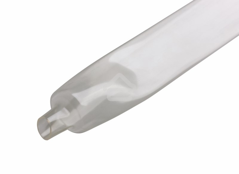 Термоусаживаемая трубка Rexant 20,0/10,0 мм, прозрачная, упаковка 10 шт. по 1 м