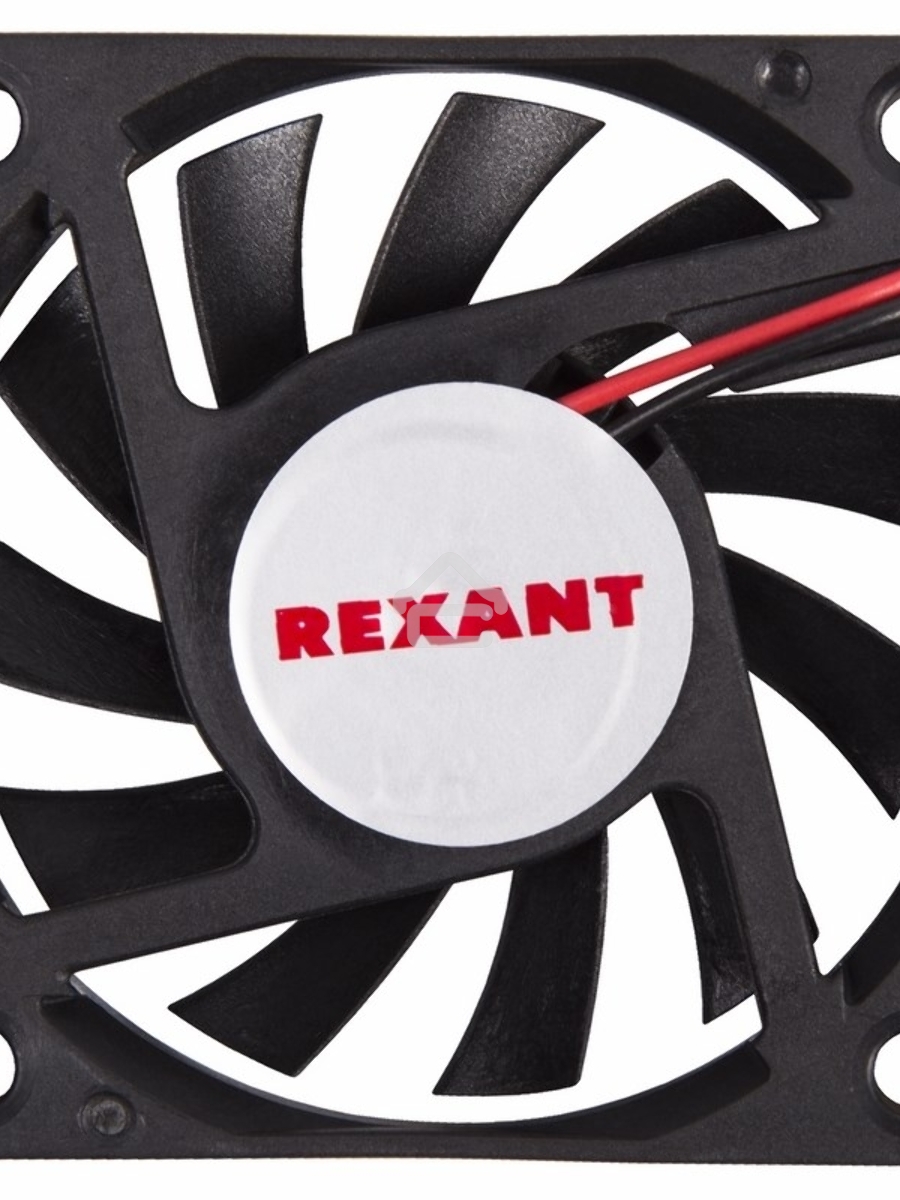 Вентилятор для корпуса Rexant RX 6010MS 12VDC черный, 60 мм, 4000 об/мин, 32 дБ, 2 pin