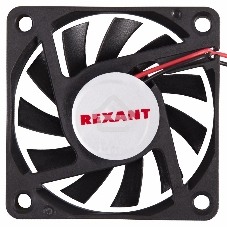 Вентилятор для корпуса Rexant RX 6010MS 12VDC черный, 60 мм, 4000 об/мин, 32 дБ, 2 pin