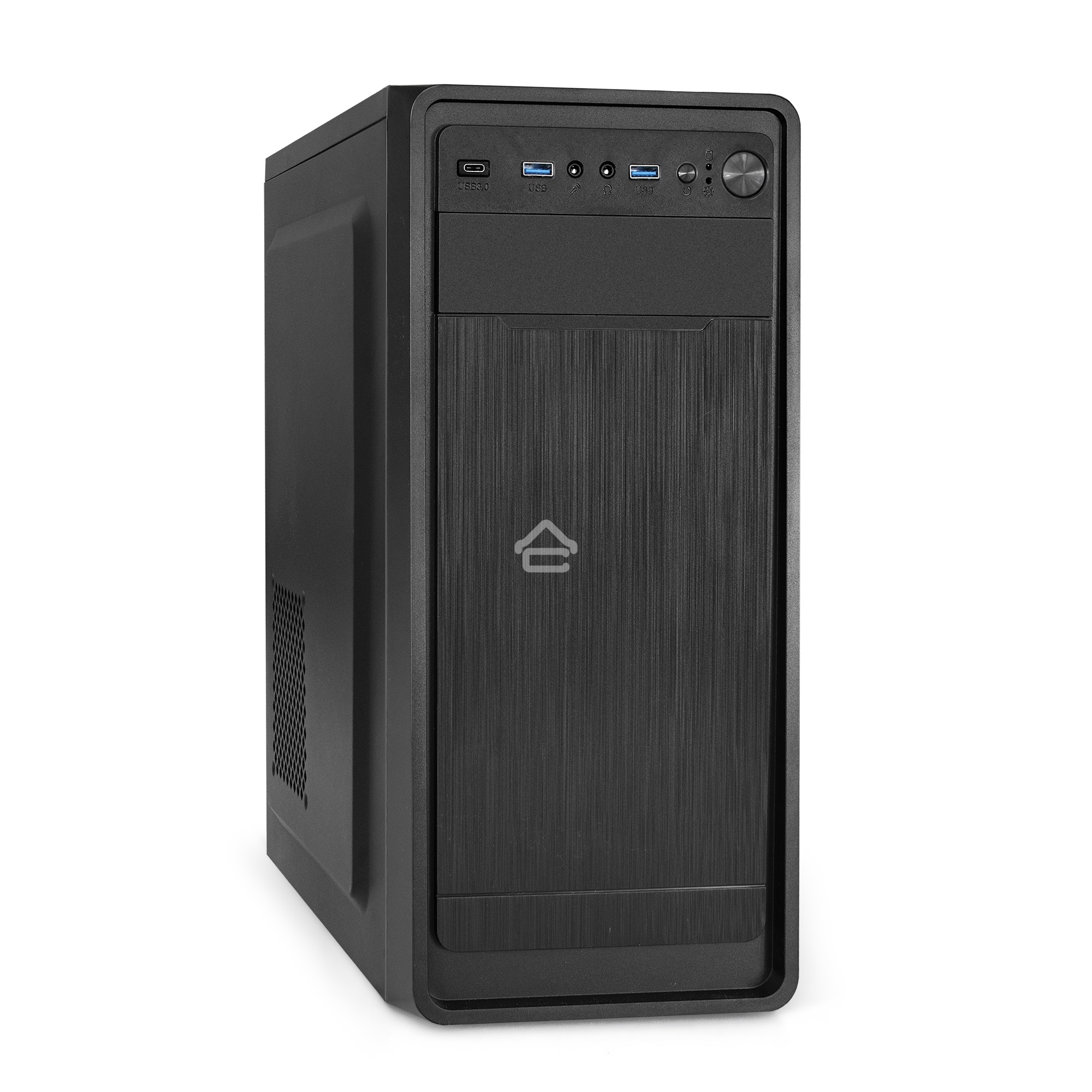 Компьютерный корпус Miditower ExeGate XP-332UC-XP450 (ATX, XP450 с вент. 12см, 2хUSB 3.0/1хTypeC, аудио, черный)