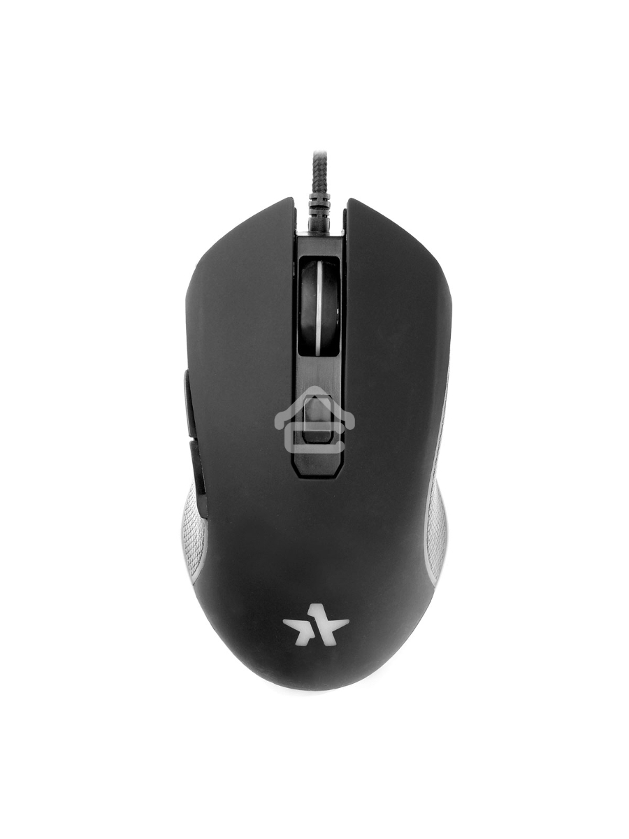 Мышь проводная Гарнизон GM-780G черный, 2400 dpi, USB, кнопки - 6