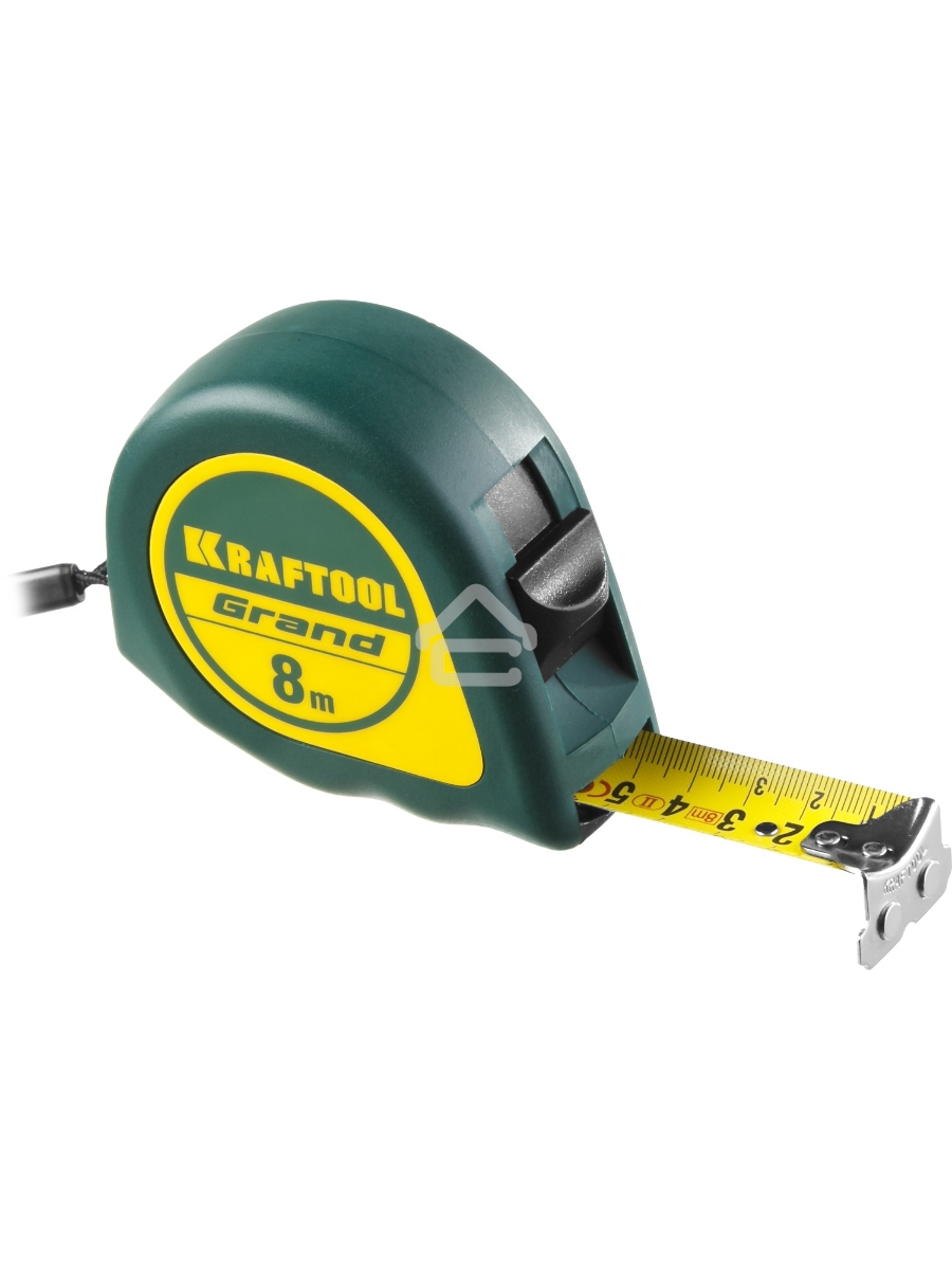 Рулетка KRAFTOOL GRAND 34022-08-25 8м/25мм с ударостойким корп.