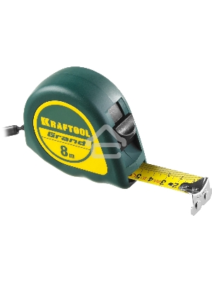 Рулетка KRAFTOOL GRAND 34022-08-25  8м/25мм с ударостойким корп.