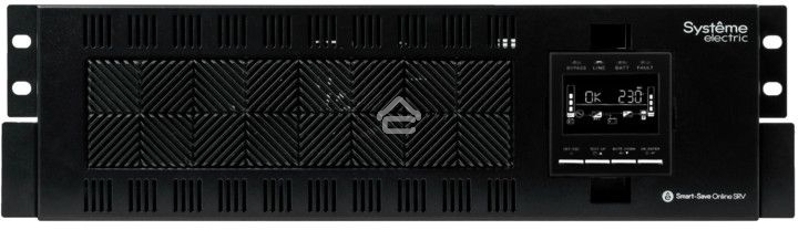 Источник бесперебойного питания Systeme Electriс Smart-Save Online SRV, 10000VA/9000W, On-Line, Extended-run, Rack 6U(Tower convertible), LCD, Out: Hardwire, SNMP Intelligent Slot, USB, RS-232