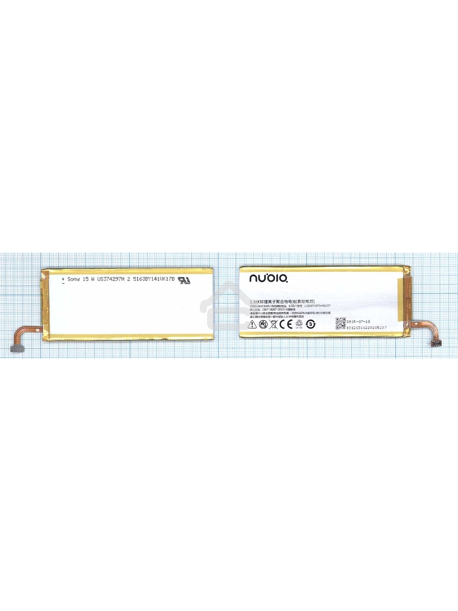 Аккумуляторная батарея Li3820T43P3h984237 для ZTE NX403A3.8V 2000mAh