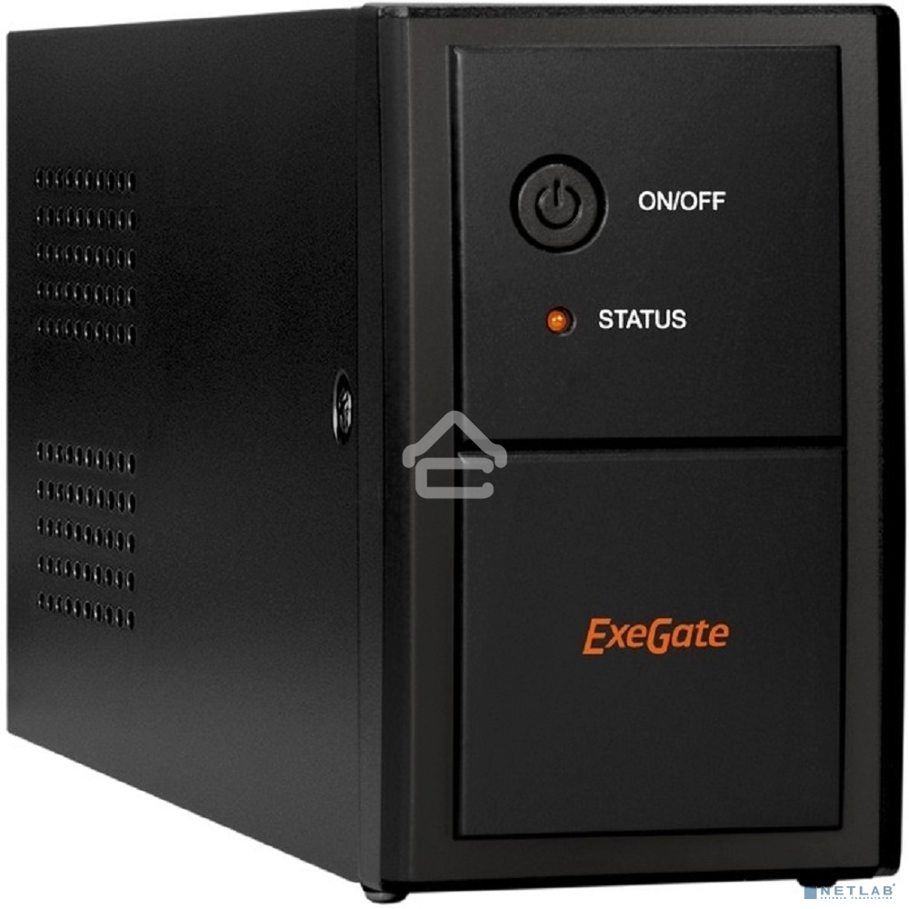 Источник бесперебойного питания ExeGate SpecialPro UNB-800.LED.AVR.EURO <800VA/480W, LED, AVR, 2 евророзетки, Black>