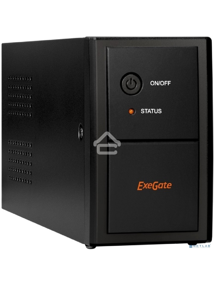 Источник бесперебойного питания ExeGate SpecialPro UNB-800.LED.AVR.EURO <800VA/480W, LED, AVR, 2 евророзетки, Black>