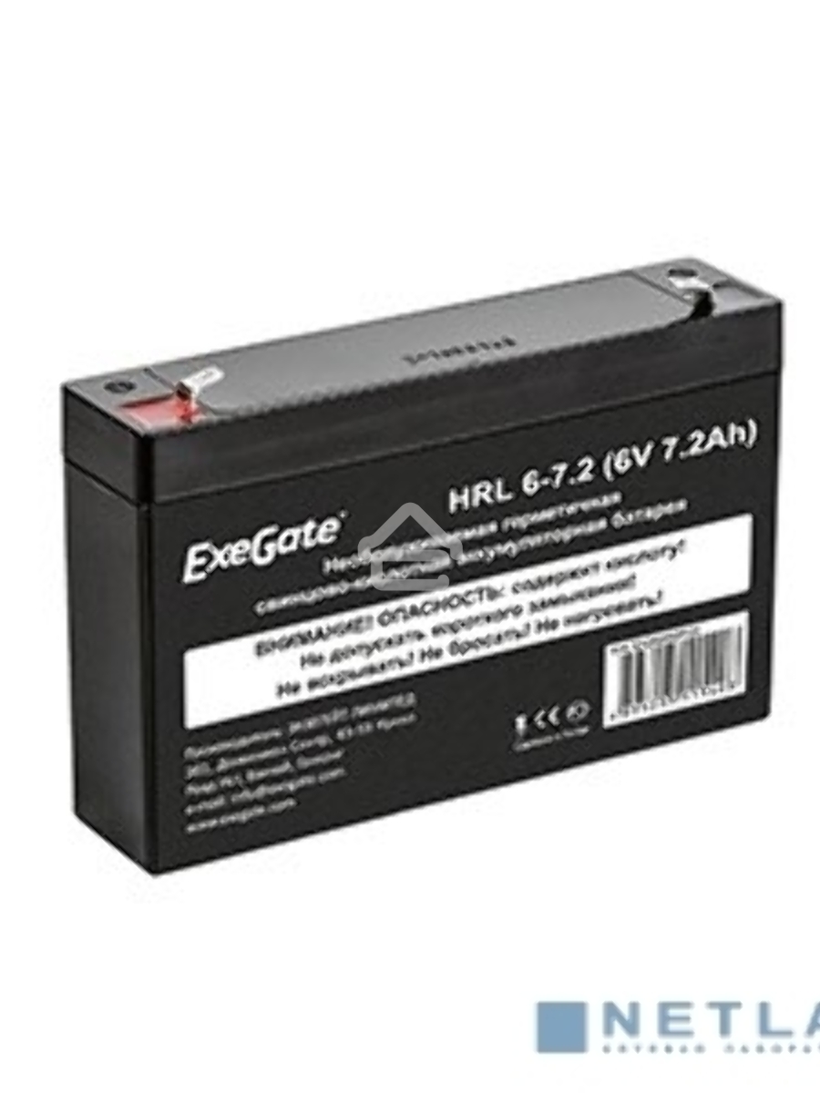 Батарея ExeGate DTM 607 (6V 7Ah), клеммы F1