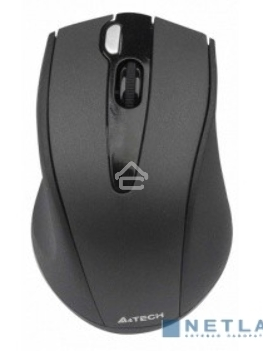 Мышь беспроводная A4Tech G9-500F черный, 1200 dpi, радиоканал, USB, кнопки - 4