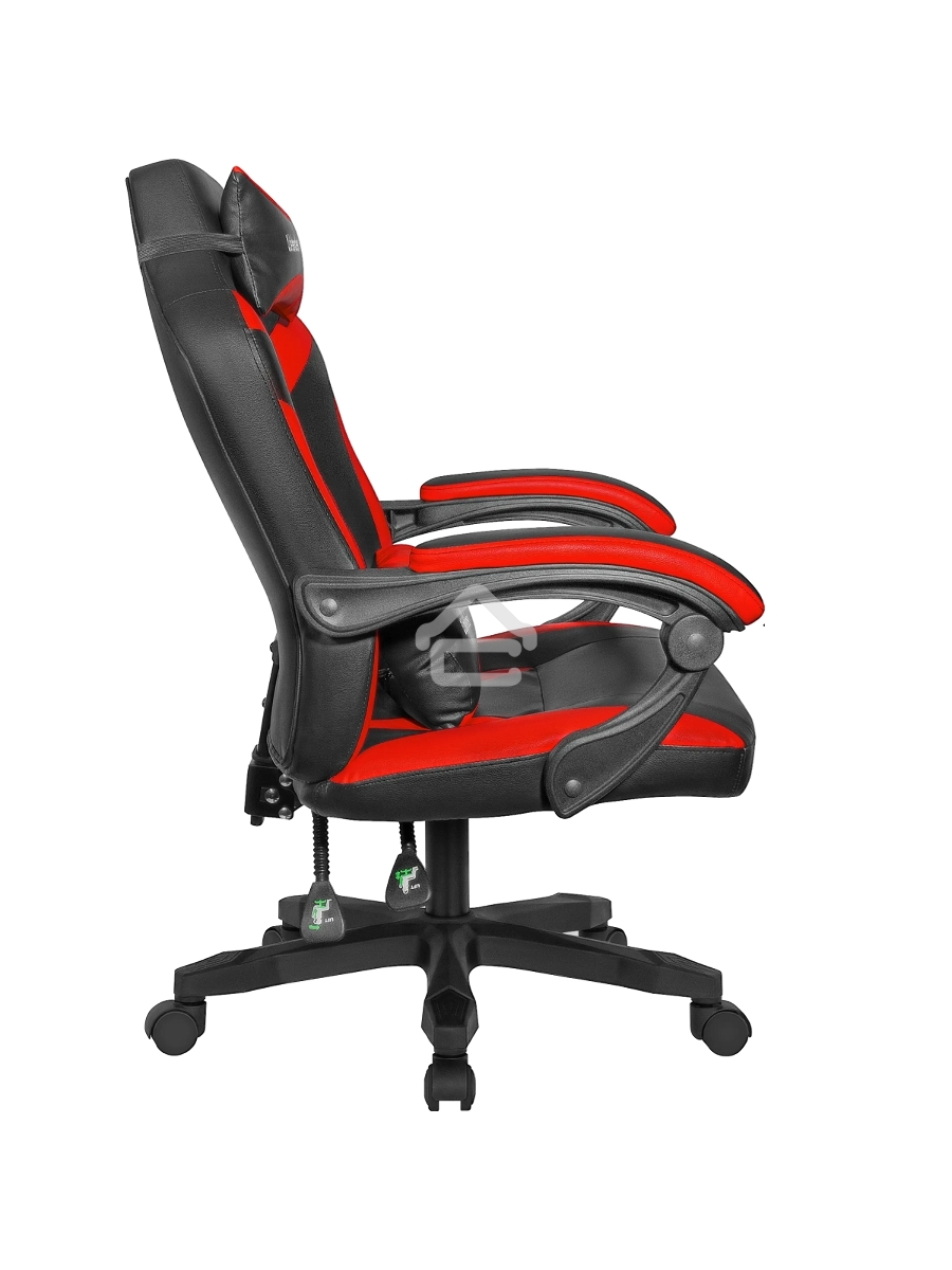 Кресло игровое Defender Master Черный/Красный, полиуретан, 50мм