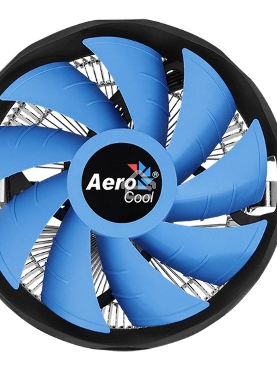 Кулер для процессора AeroCool / Formula Verkho Plus серебристый/черный, 120 мм, алюминий, 2000 об/мин, 26.5 дБ, 4 pin, 110 Вт, 68 мм