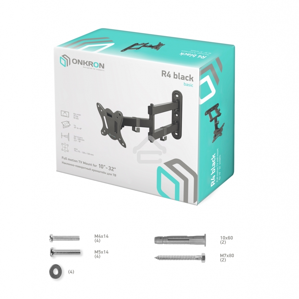 Кронштейн ONKRON R4 для телевизора 10