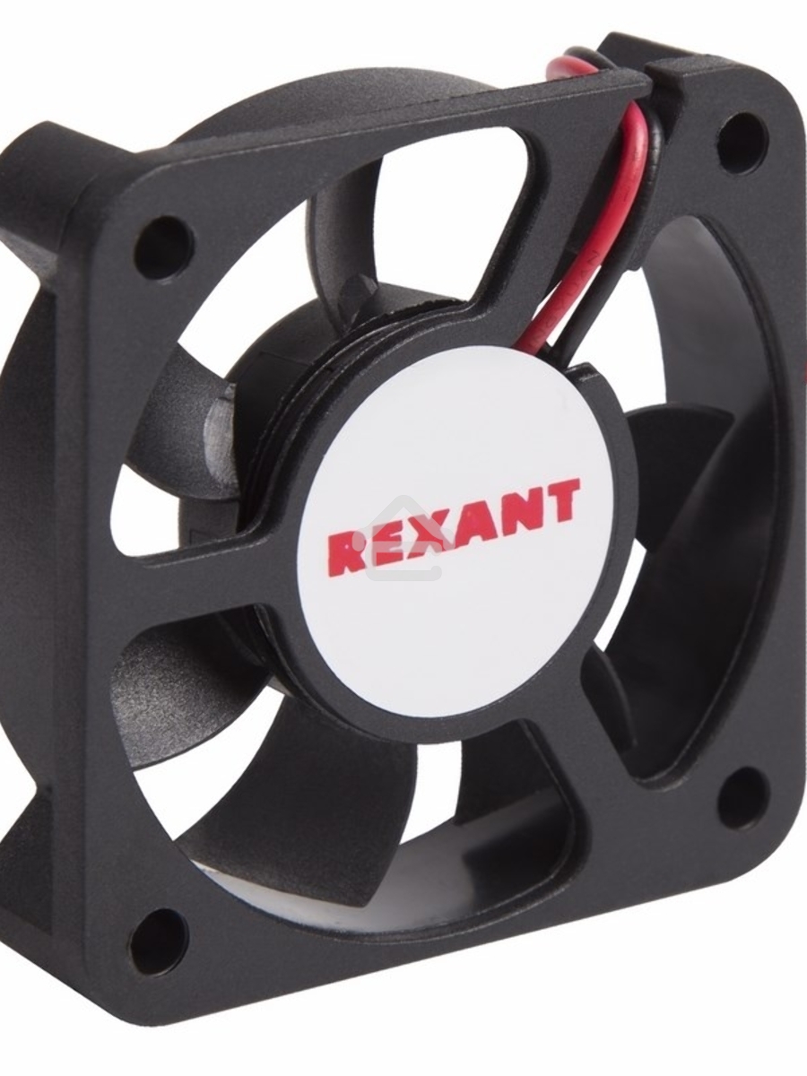 Вентилятор для корпуса Rexant RX 5010MS 12VDC черный, 50 мм, 4300 об/мин, 24 дБ, 2 pin