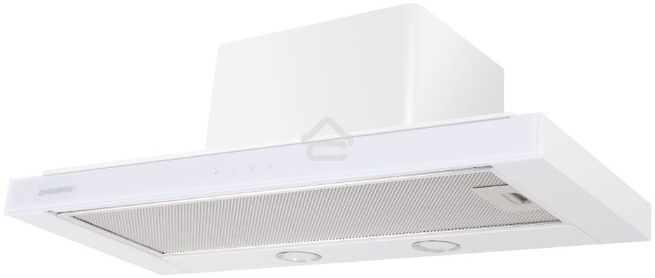 Вытяжка встраиваемая Maunfeld Ouse Touch Glass 60 белый, 60 см, 750 куб. м/ч, 48 дБ