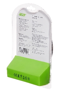 Мышь проводная Acer OMW012 черный/красный, 1200 dpi, USB, кнопки - 3