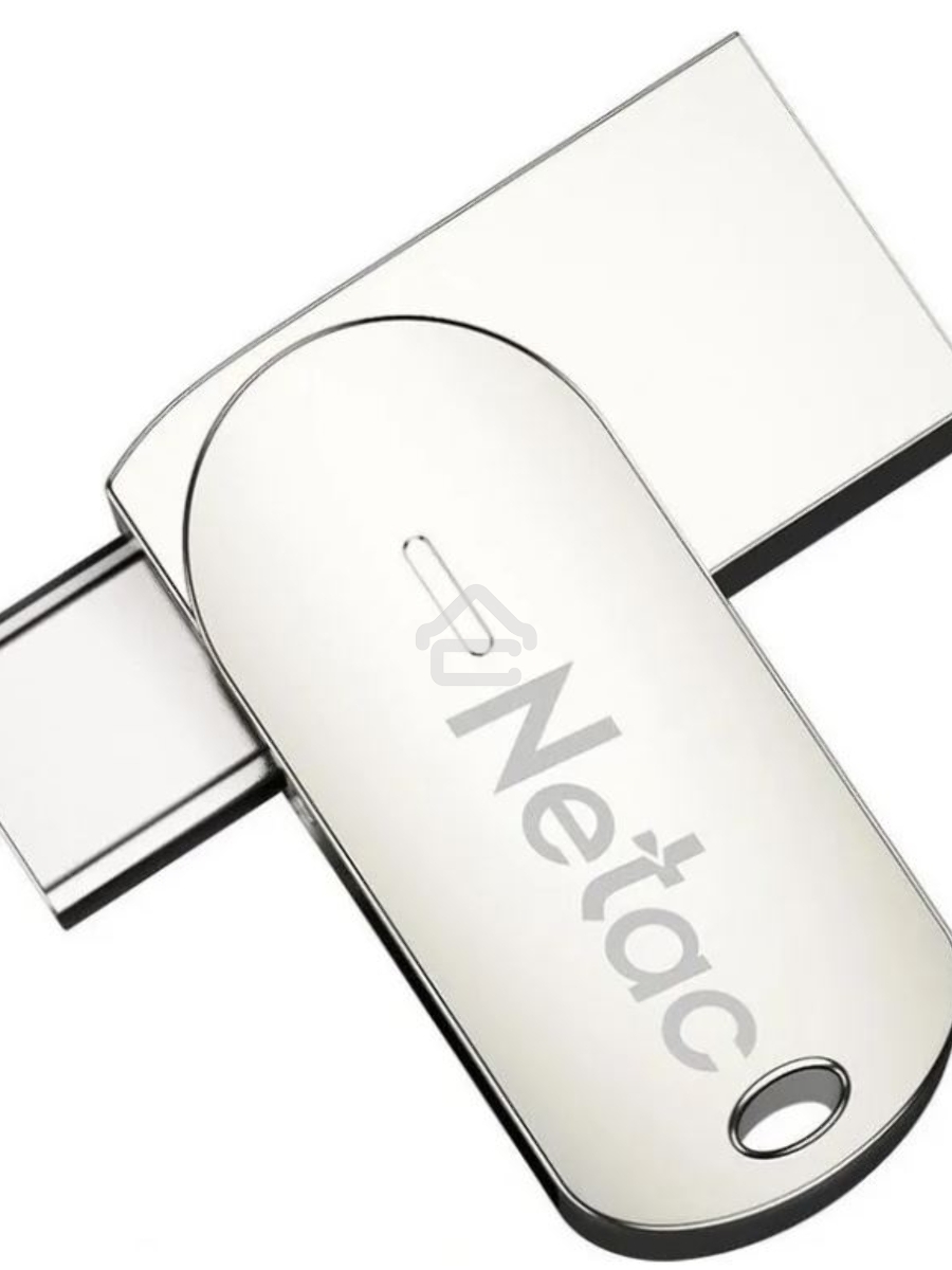 Флеш диск Netac U785 16Gb <NT03U785C-016G-30PN>, USB3.0+TypeC, металлическая