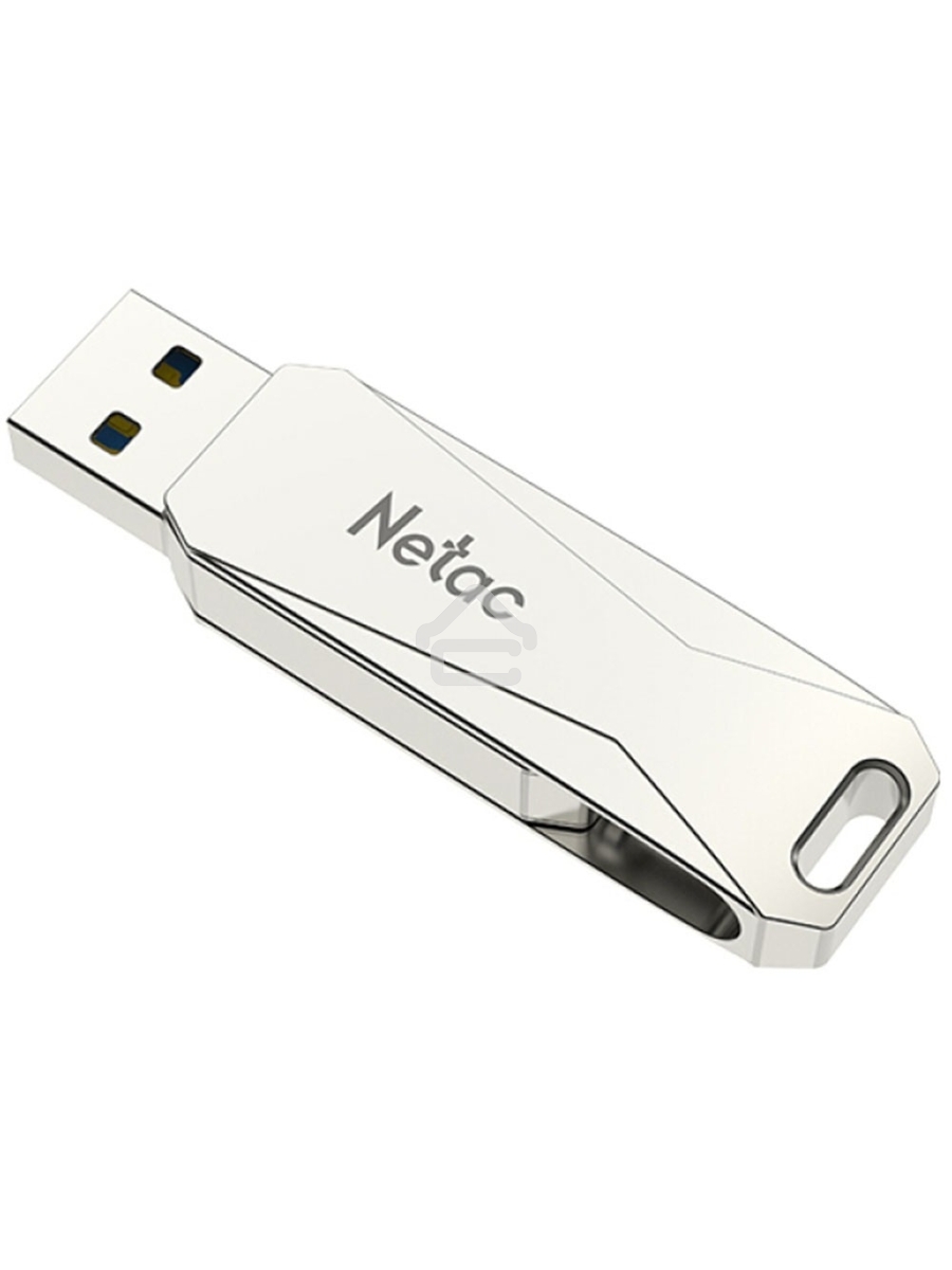 Флеш диск Netac U782C, 256ГБ, USB3.0, серебристый