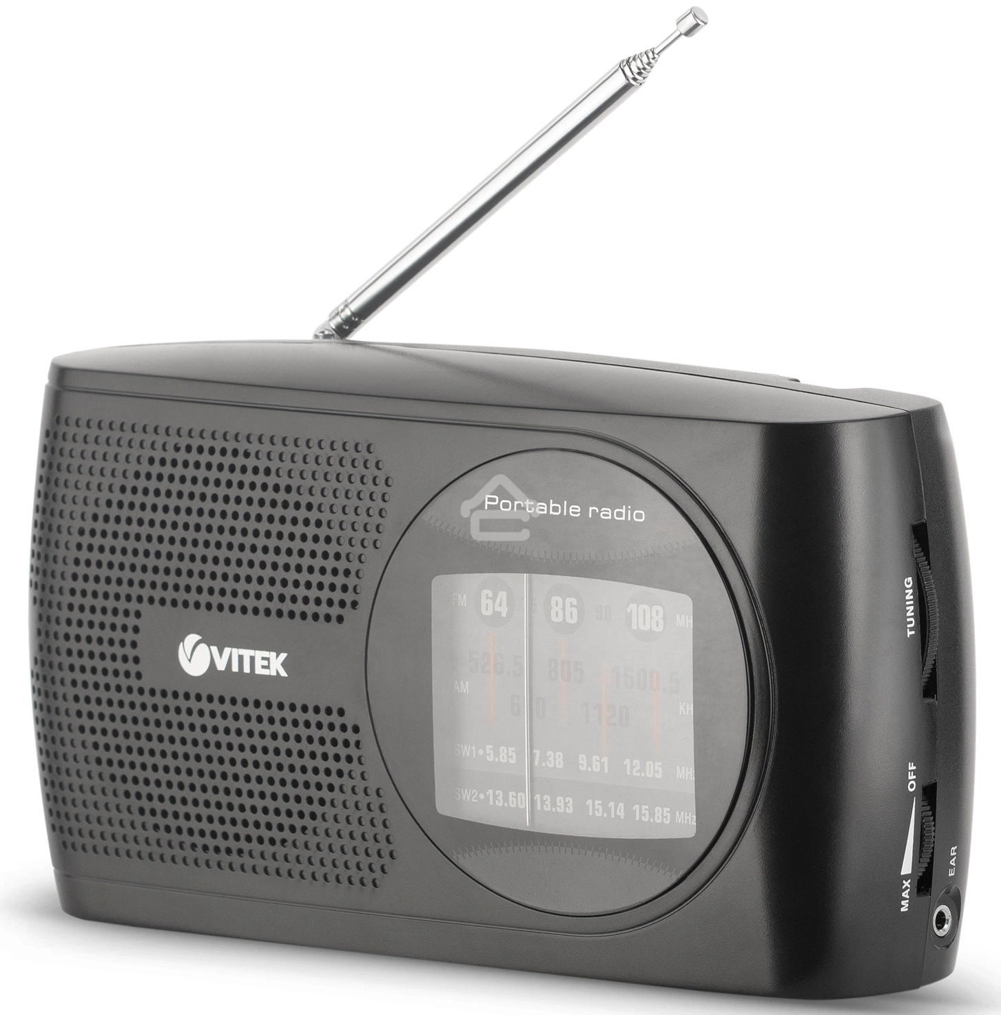 Радиоприемник Vitek VT-3587 BK черный