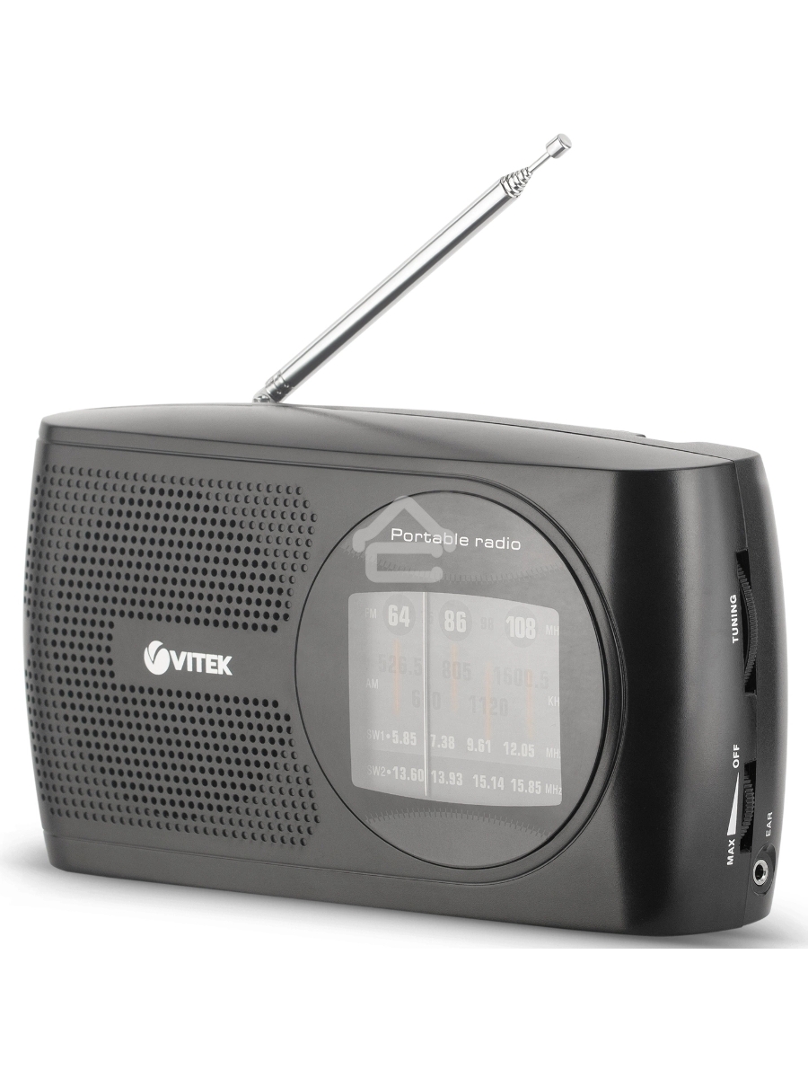 Радиоприемник Vitek VT-3587 BK черный