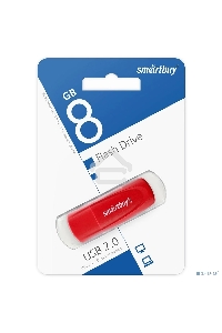 Флеш диск Smartbuy USB Drive UFD 2.0 8GB Scout Red (SB008GB2SCR)