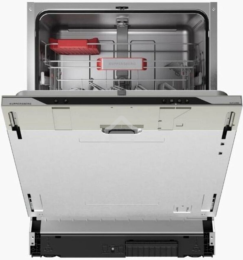 Встраиваемая посудомоечная машина Kuppersberg, High-Tech, 60 см, 14 комплектов, 3 корзины, 7 программ, конденсационная сушка, автоматическое открывание двери, LED подсветка, кнопочное управление, энергоэффективность А+++
