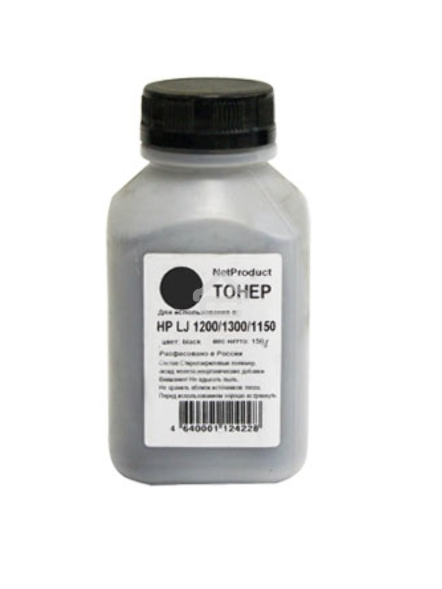 Тонер HP LJ 1200/1300/1150 (NetProduct) 150 г, банка