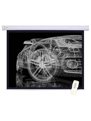 Экран Cactus 150x150см Motoscreen CS-PSM-150x150 1:1 настенно-потолочный рулонный белый (моторизованный привод)