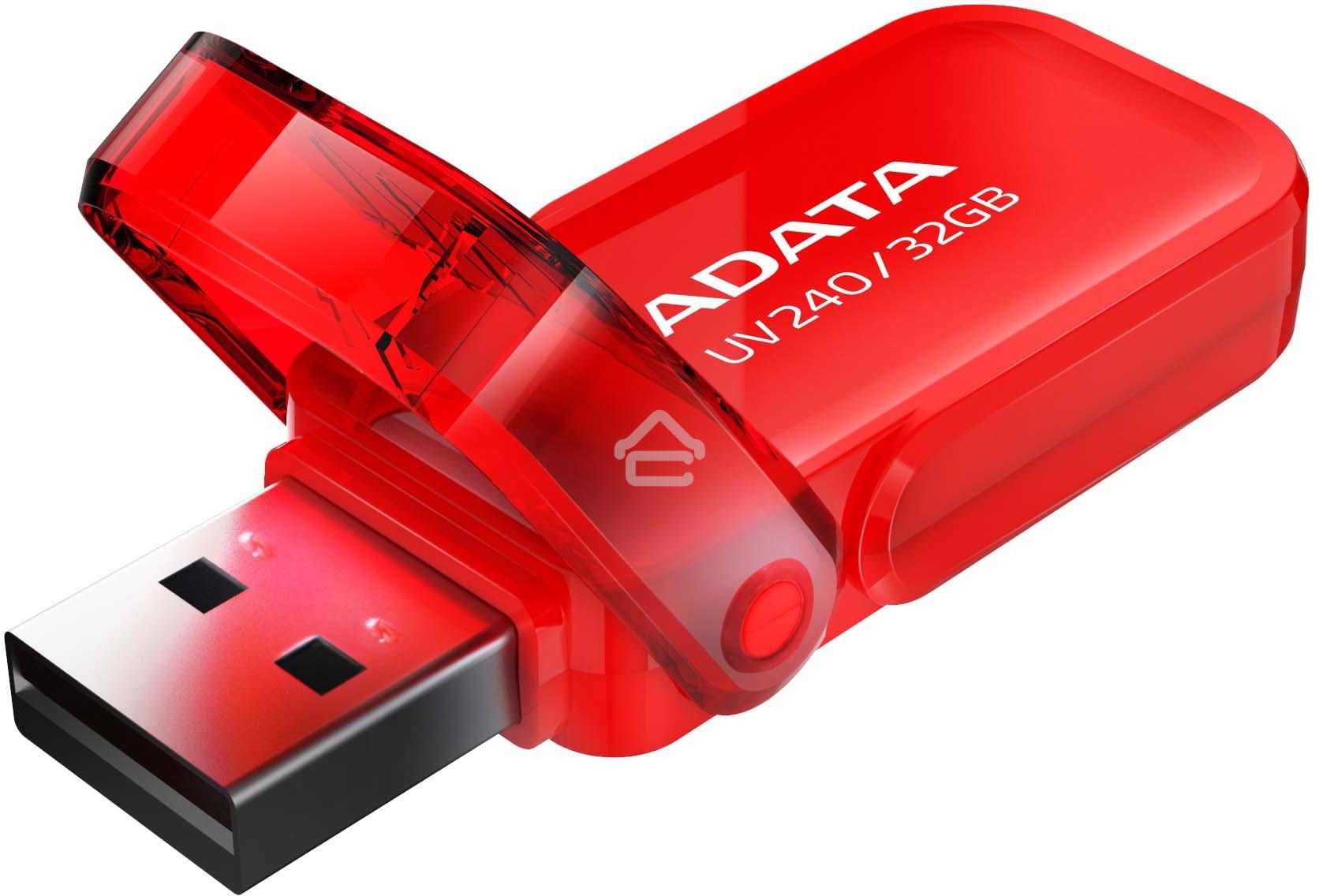 Флешка USB ADATA UV240 (AUV240-32G-RRD), 32Gb, USB 2.0, R/W 15/5, красный