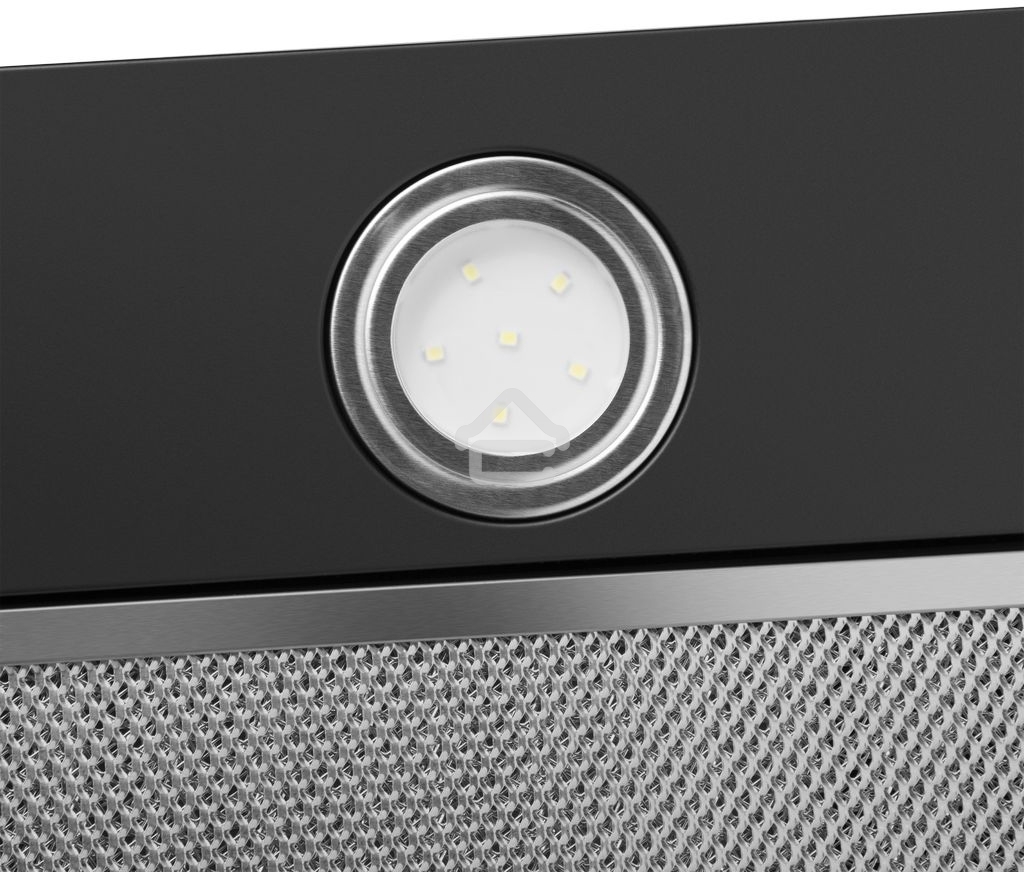 Вытяжка встраиваемая Maunfeld Trapeze 602M черный, 60 см, 1150 куб. м/ч, 54 дБ