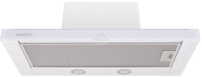 Вытяжка встраиваемая Maunfeld Ouse Touch Glass 60 белый, 60 см, 750 куб. м/ч, 48 дБ