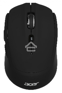 Мышь беспроводная Acer OMR040 черный, 1600 dpi, радиоканал, USB, кнопки - 6