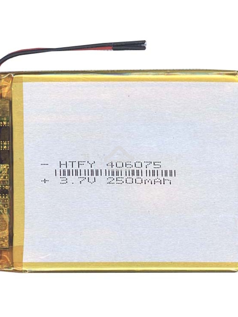 Аккумулятор Li-Pol (батарея) 4*60*75мм 2pin 3.7V/2500mAh