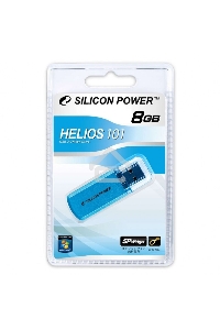 Флеш диск Silicon Power 8Gb Helios 101 SP008GBUF2101V1B USB2.0 синий