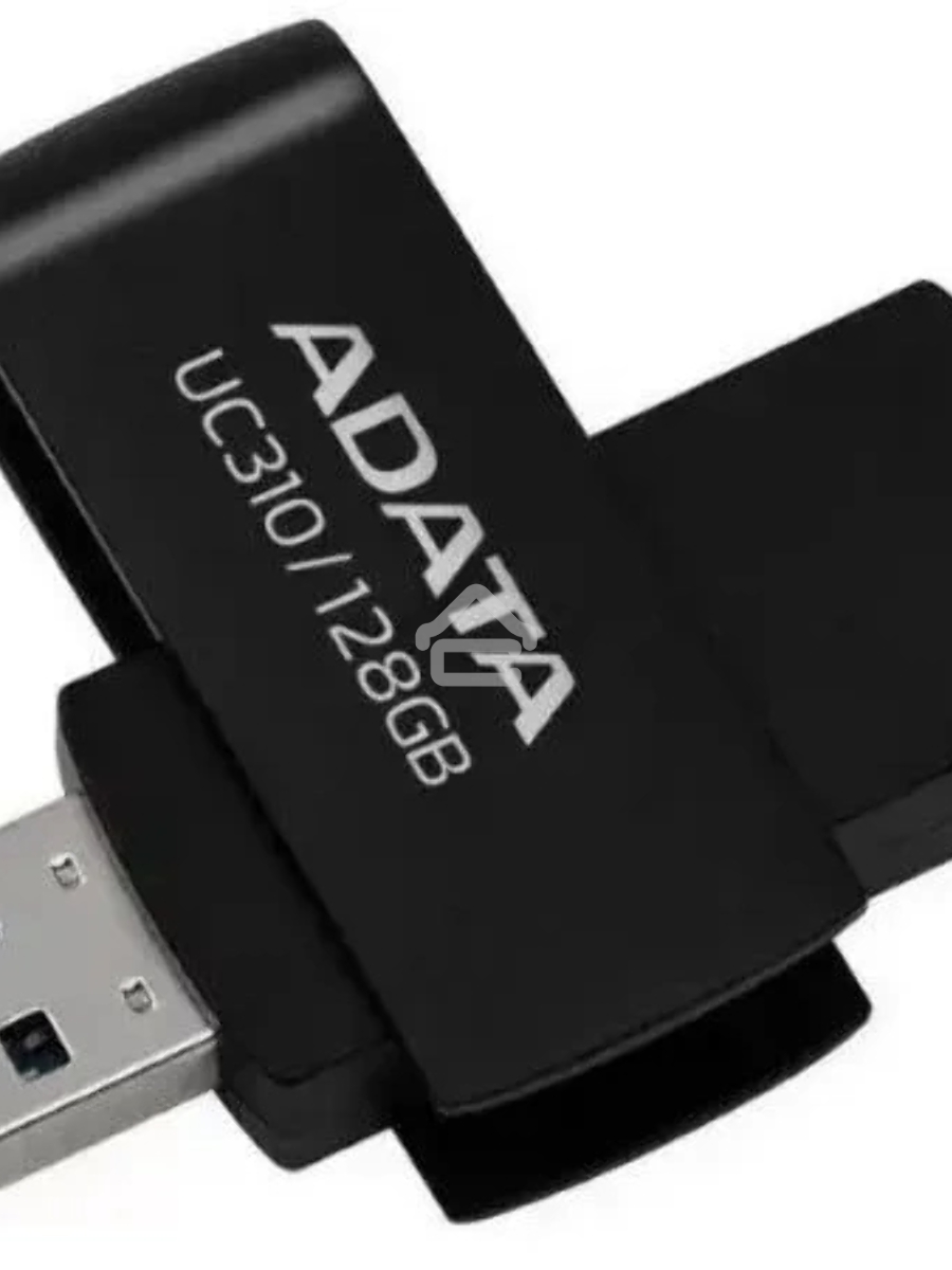 Флеш диск ADATA UC310-128G-RBK BLACK\GR 128GB
