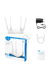 Роутер беспроводной Cudy WR1300 AC1200 10/100/1000BASE-TX/Wi-Fi белый