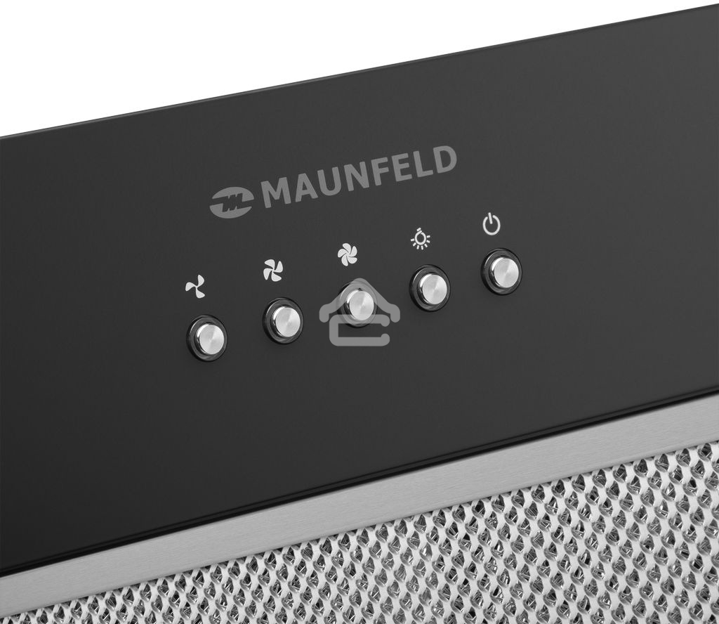 Вытяжка встраиваемая Maunfeld Trapeze 602M черный, 60 см, 1150 куб. м/ч, 54 дБ