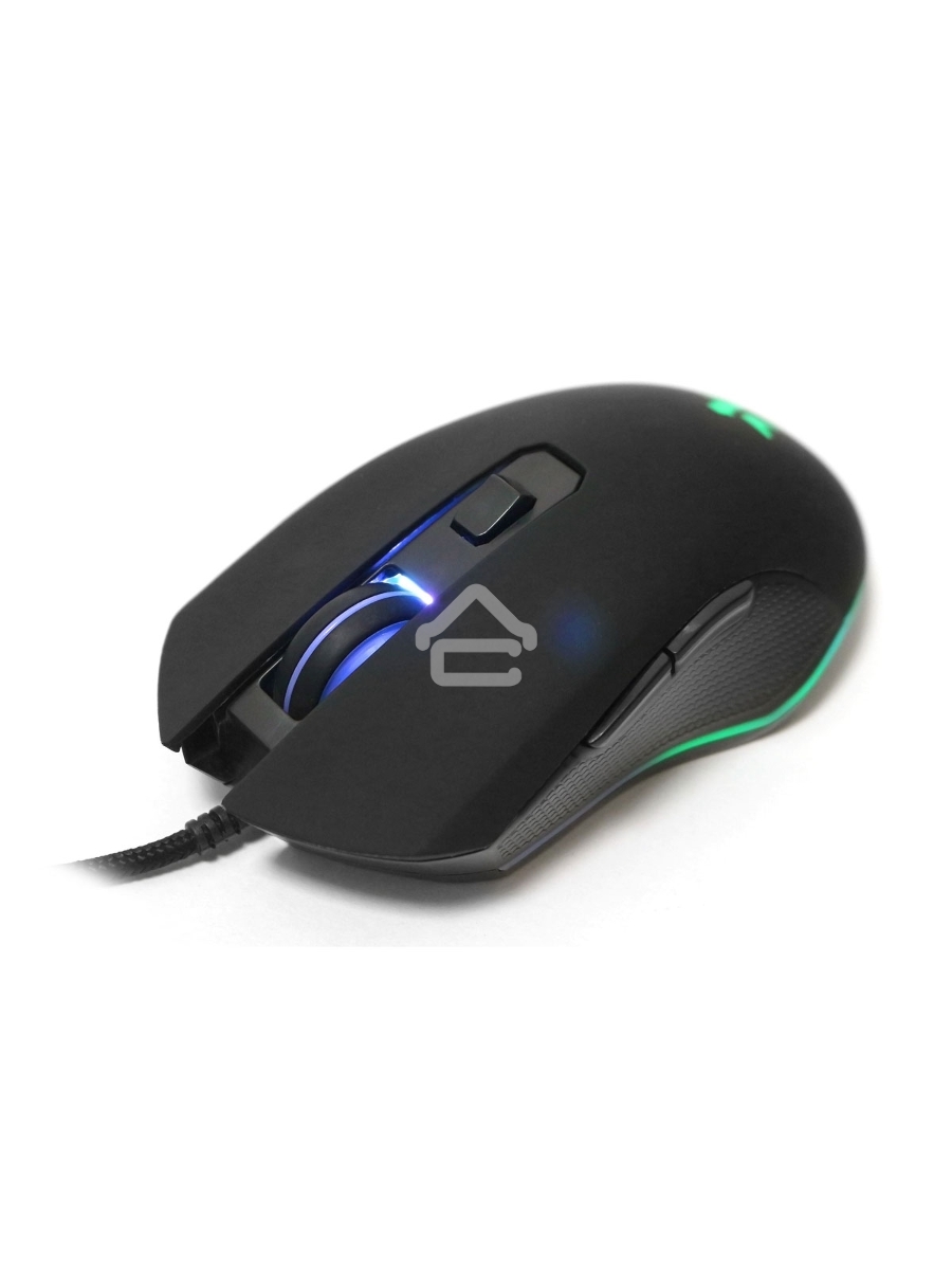Мышь проводная Гарнизон GM-780G черный, 2400 dpi, USB, кнопки - 6