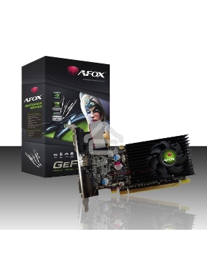 Видеокарта AFOX AF210-1024D2LG2 GEFORCE G210 1GB DDR2 64BIT DVI HDMI VGA LP HEATSINK RETAIL PACK