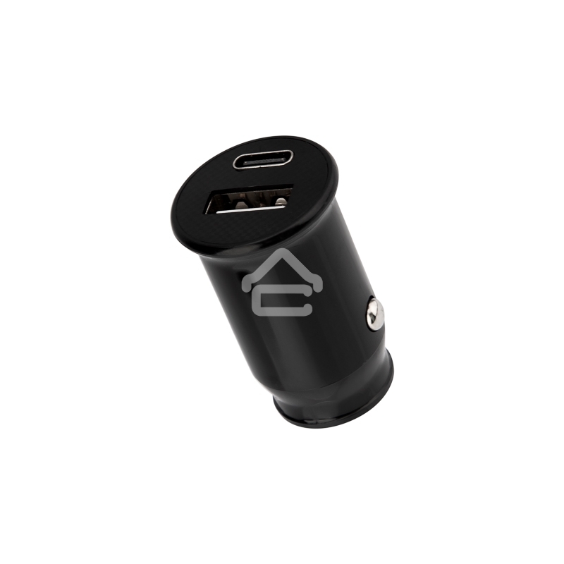Автозарядка в прикуриватель Rexant АЗУ USB-A+USB-C, 2.4 A черный